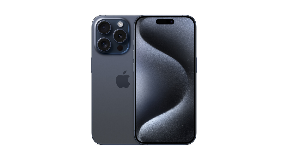 Refurbished iPhone 15 Pro 512GB - Blue Titanium (Unlocked) - Apple