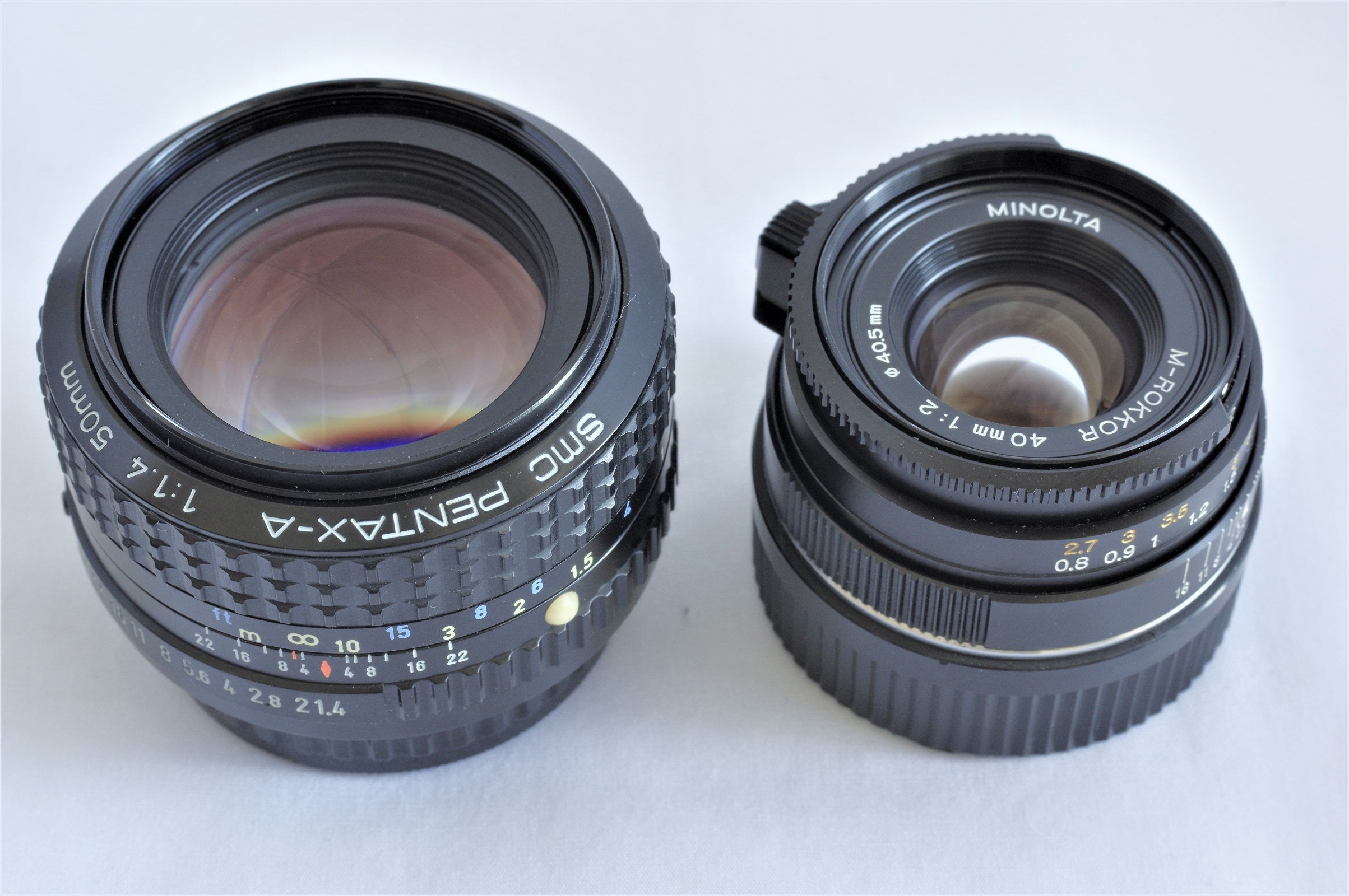 Minolta M-Rokkor 40mm f2 - オリジナルはライカとの提携からの有名