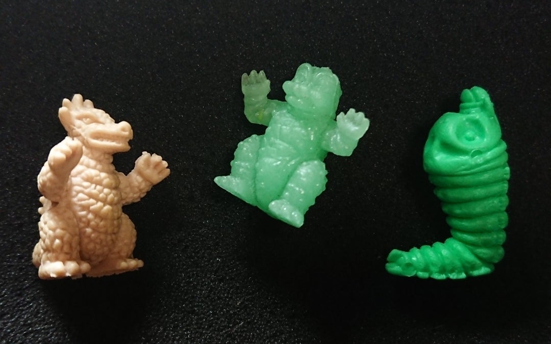 ゴジラ モスラ 怪獣 消しゴム 暗闇で光る クリア ゴジラ モスラ 怪獣