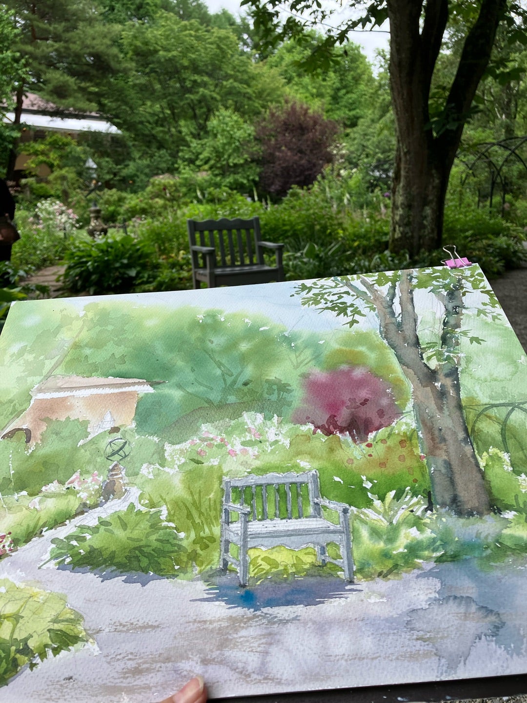 バラクライングリッシュガーデン水彩画特集 | 光と滲みの透明水彩