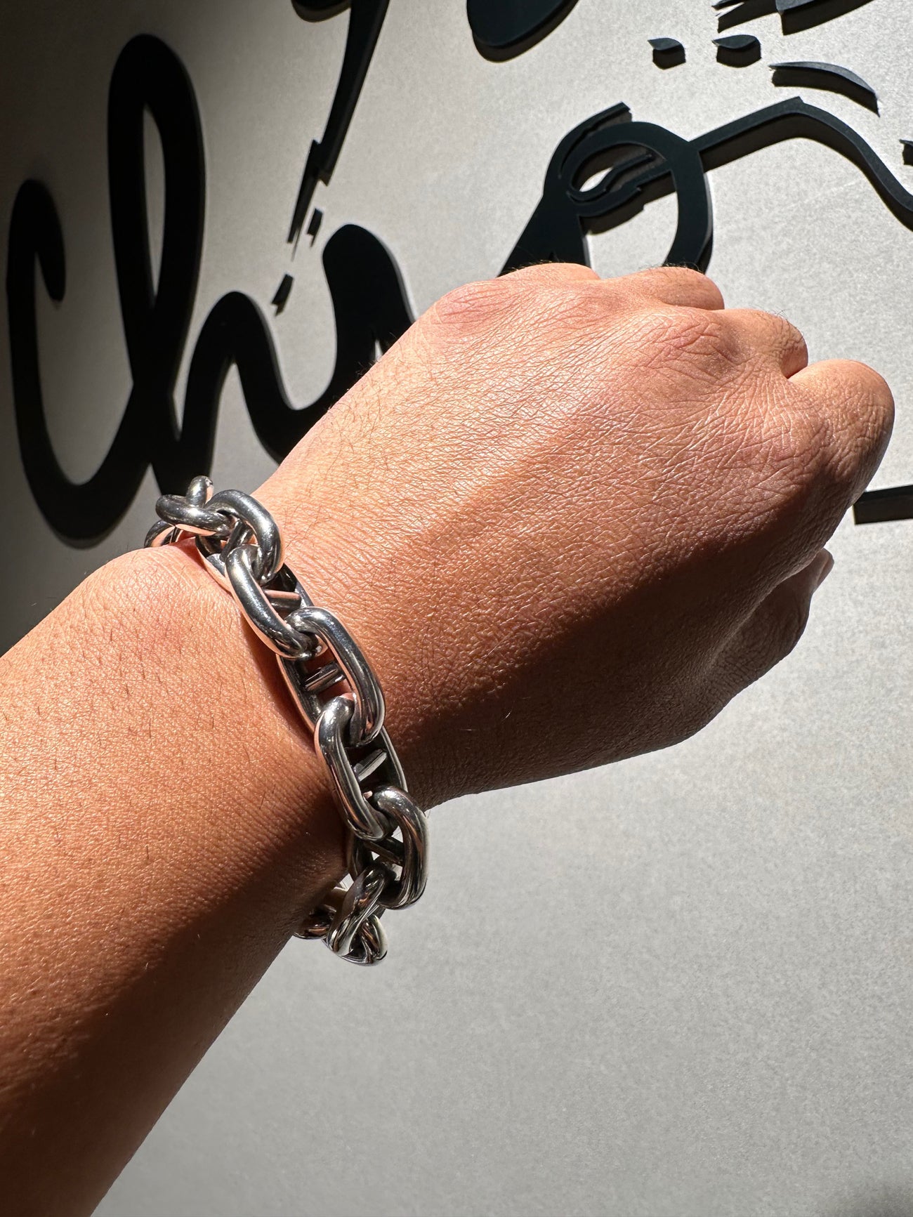 手首サイズ約17.0cmが装着するシップスターンリンクブレス