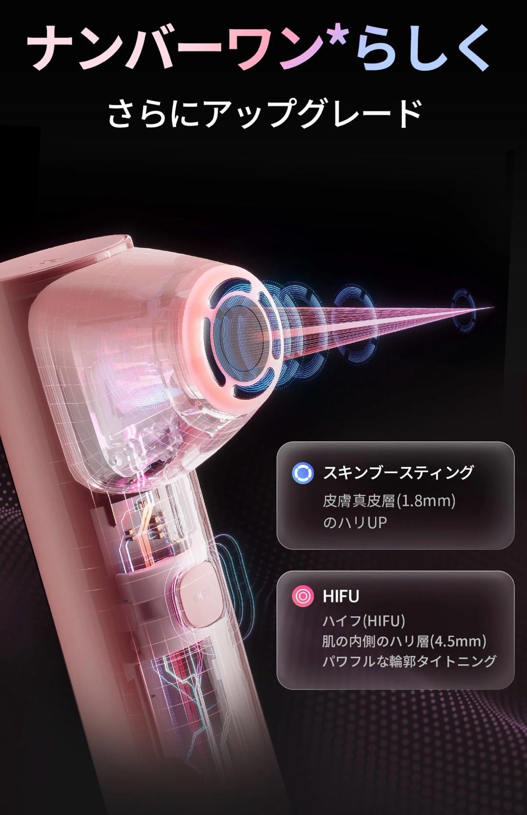 メガポお得すぎる！ギフトが美顔器？】medicubeハイフォーカスショット