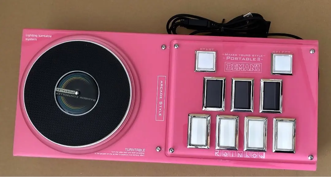 ビートマニア Rainbowportable 虹コン 三和ボタン 静音化 RGB