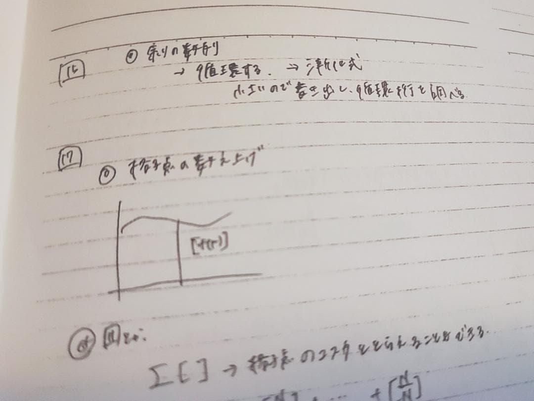 鉄緑会大阪校の鶴田先生の高3数学SA単元別演習板書 最上位クラス