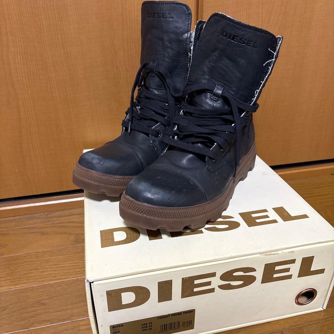 DIESEL ブーツ BUTCH archive Diesel Men's Tatradium Basket Butch Zip Leather Boots - Macy's