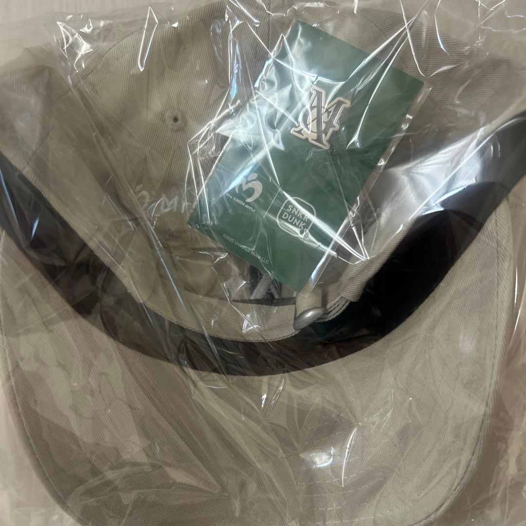 スニダン×Mrs. GREEN APPLE×NEW ERA キャップ ベージュ - メルカリ