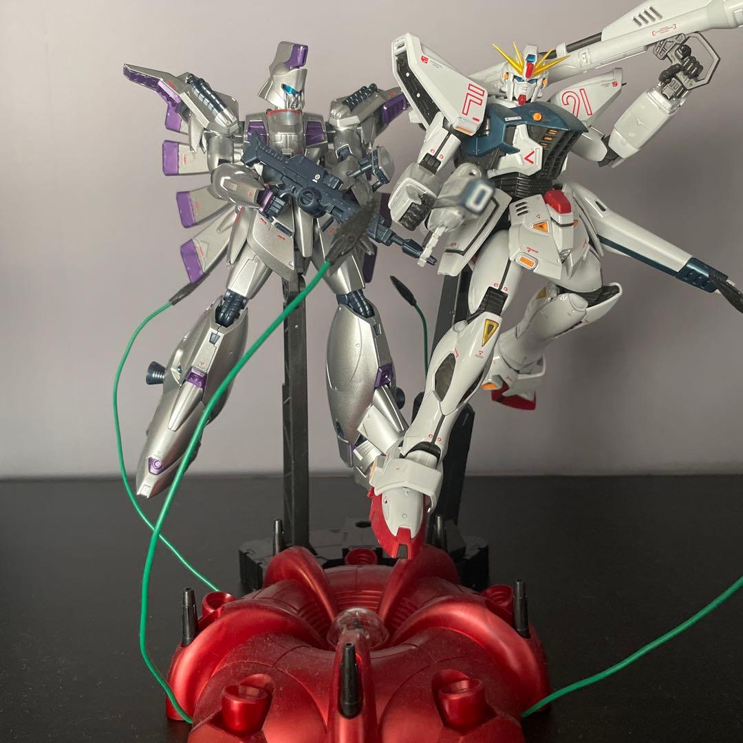 MG ガンダムF91チタニウム＆RE/100 ビギナ・ギナエクストラ