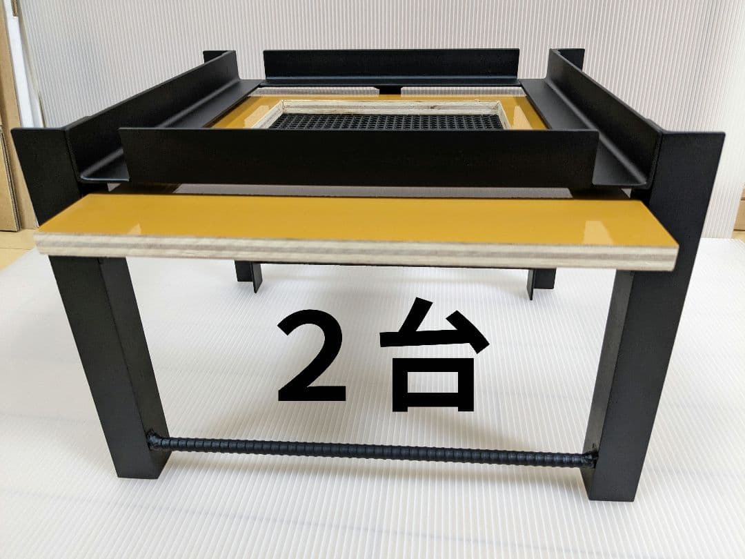 いっしー枠　重箱式巣箱台　２台　ニホンミツバチ　鉄製台 新型鉄製台 【重箱式巣箱専用】