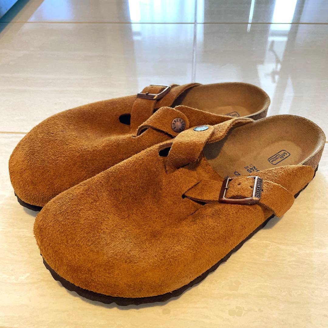 BIRKENSTOCK ブラウン サボ・クロッグサンダル 38ドイツ製