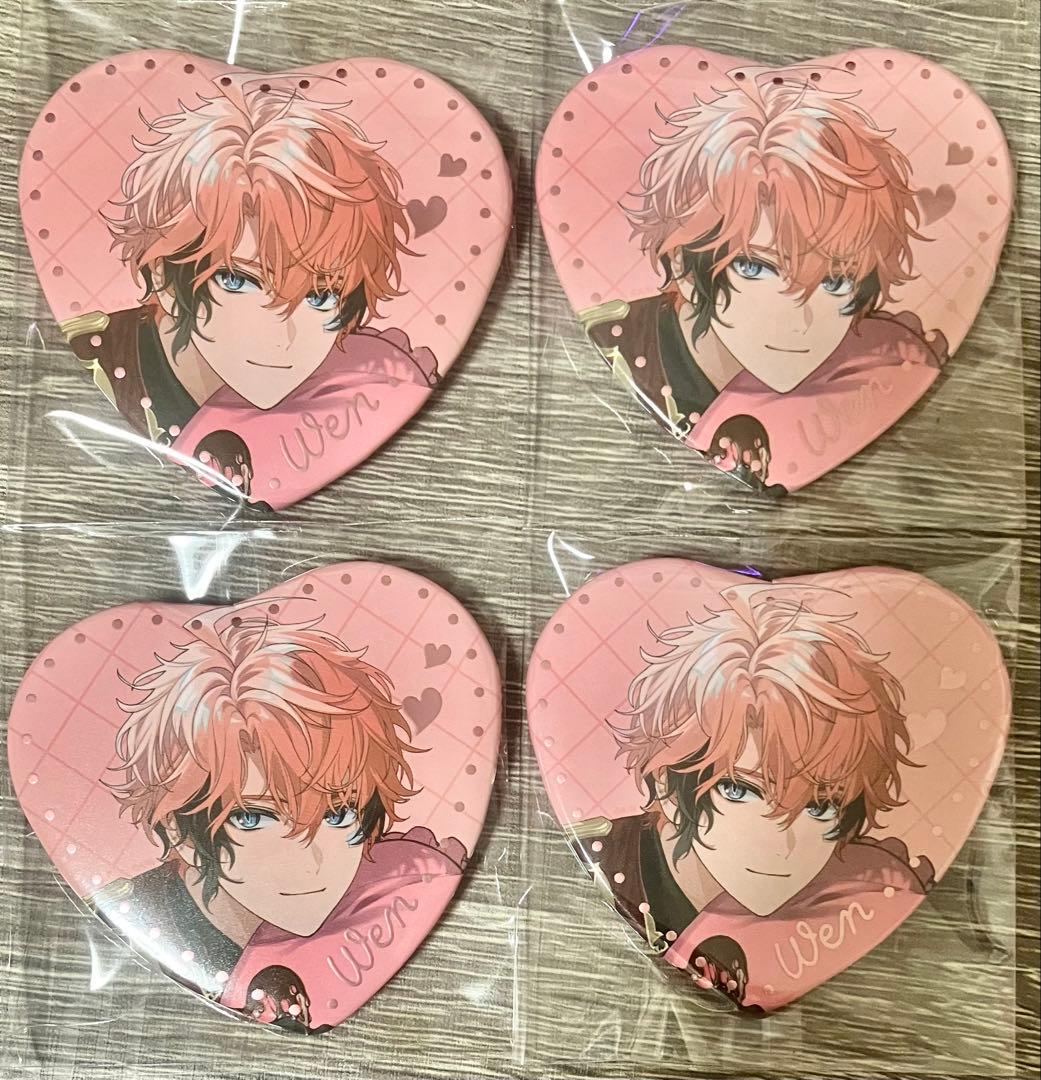 にじさんじ MeltyValentine ハート型缶バッジ 赤城ウェン