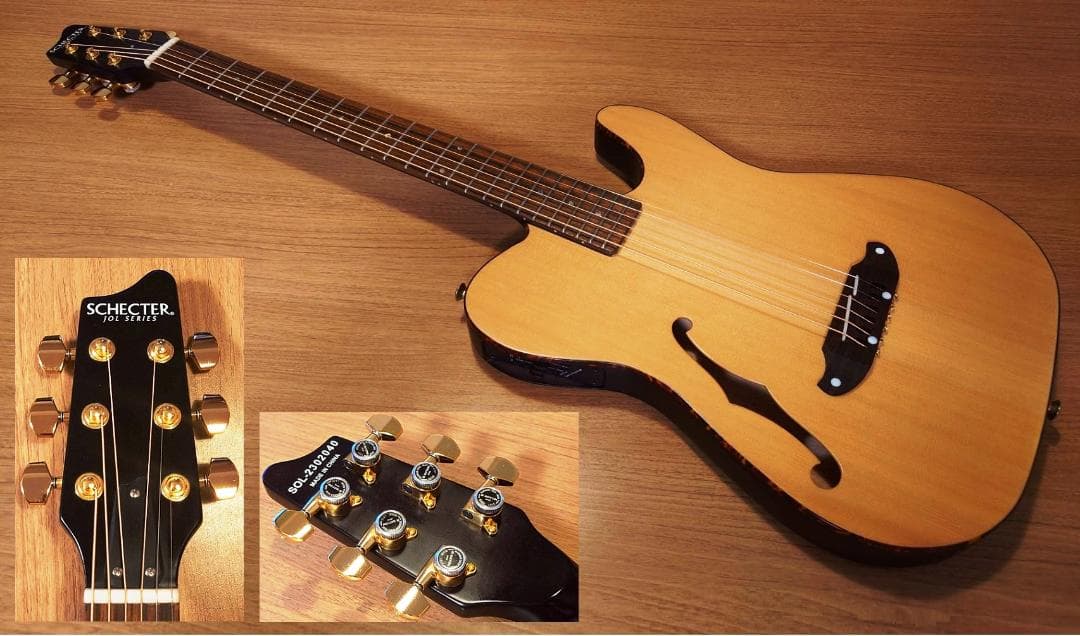 「りょう」シェクター OL-FL エレアコ エレキのようなアコギ！【SCHECTER】OL-FL TSB 大分店に入荷致しました