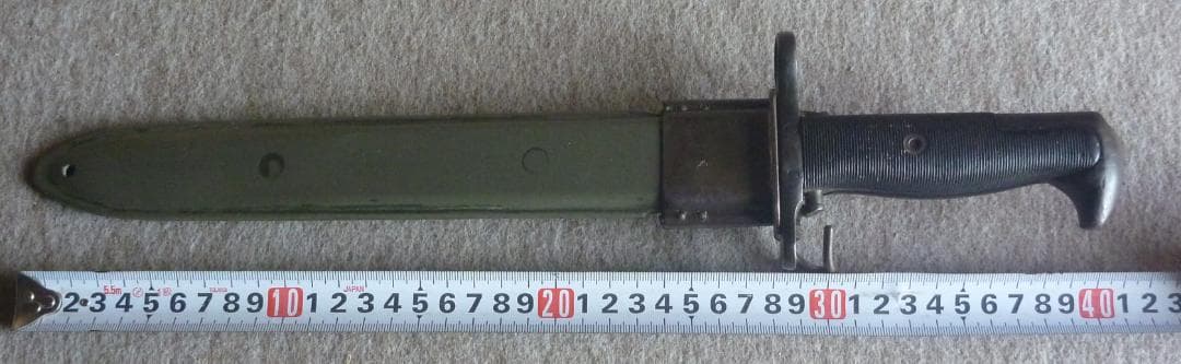 米軍 US WW2 M1バヨネット（刃身切断タイプ） 鞘とグリップ