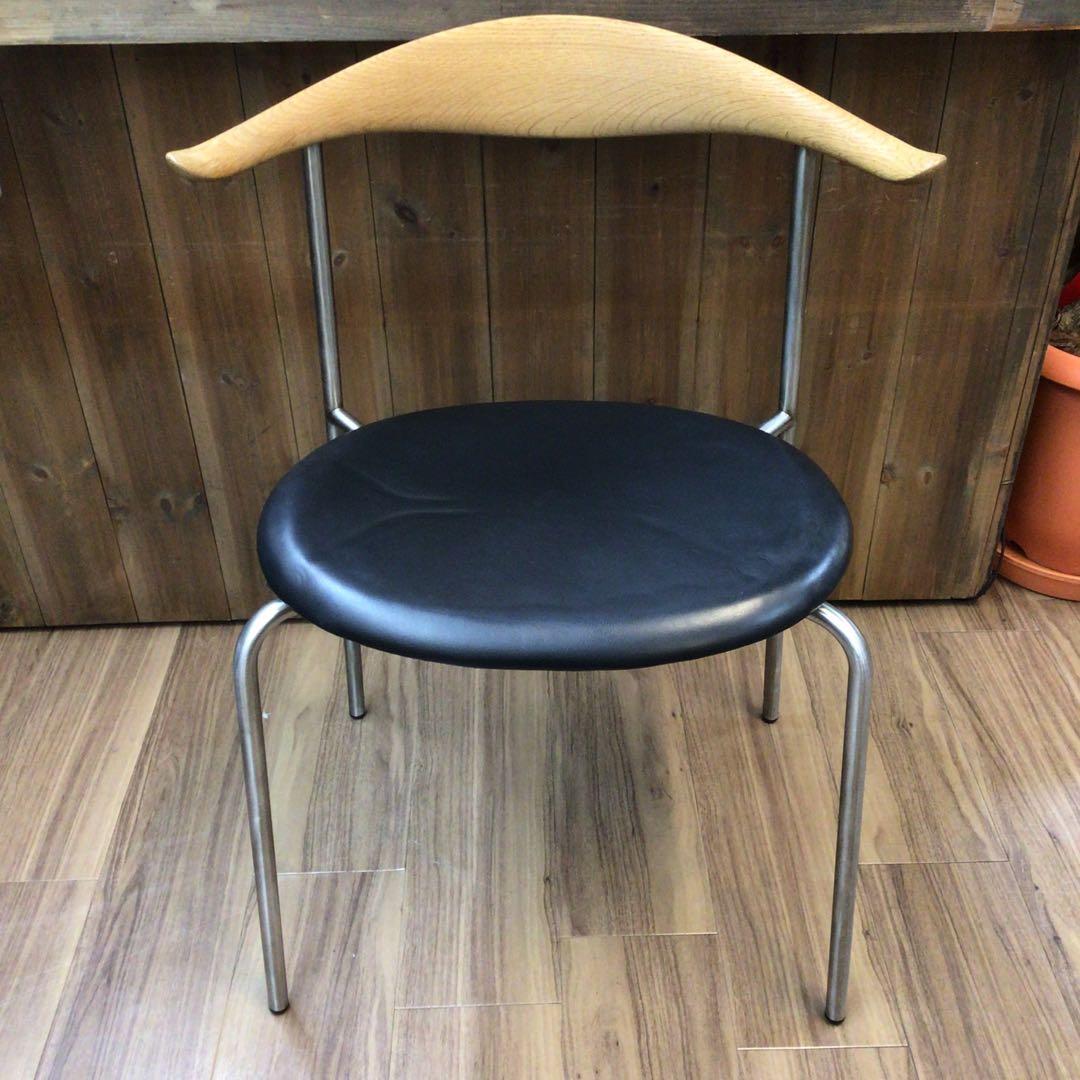 ②カールハンセン＆サン CH88P チェア オーク材 ブラックレザー 引取