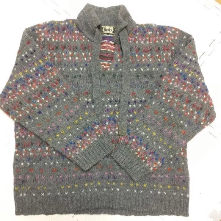 山本寛斎KANSAI YAMAMOTO ウールセーター 顔タグ ヴィンテージ - メルカリ