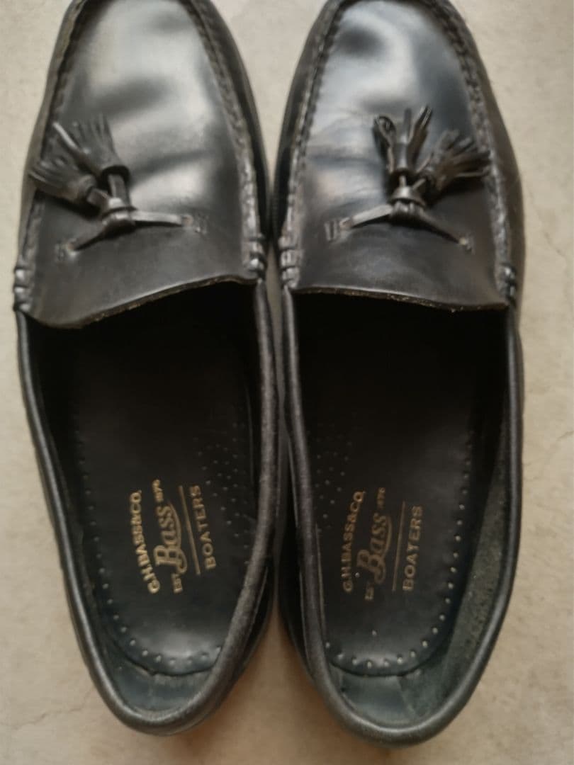 G.H.Bass タッセルローファー デッキ