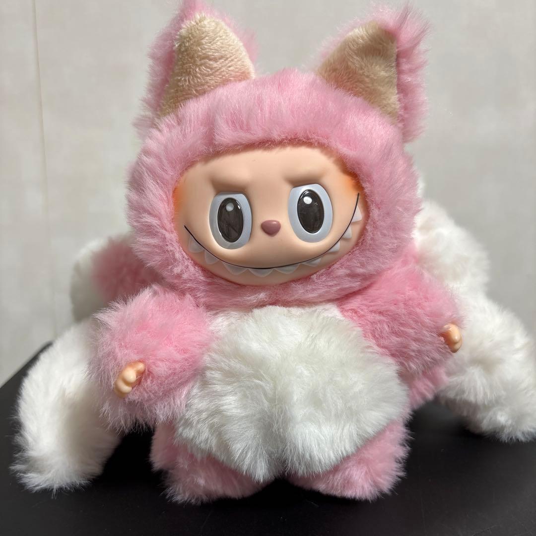 海外限定 レア 九尾 キュウビ ラブブ ジモモ ZIMOMO 猫耳 白×ピンク