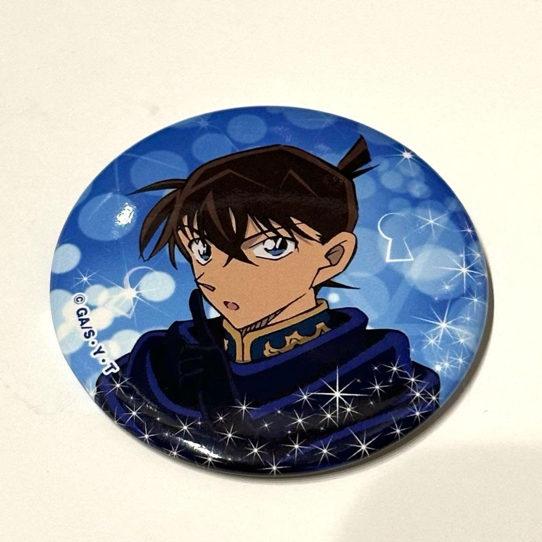 名探偵コナン☆ 工藤新一 缶バッジ 黒衣の騎士 - メルカリ