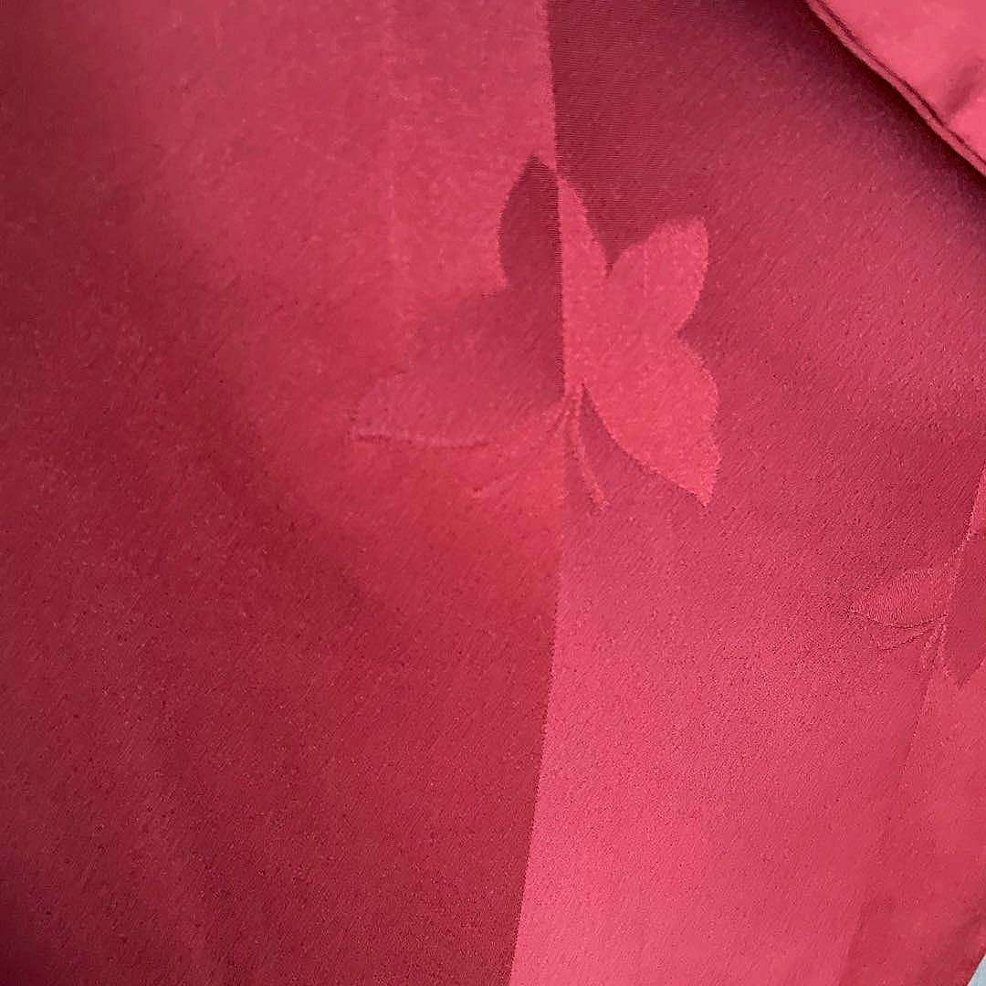 振袖フルセット 手染め無地 成人式振袖 振袖 裄丈68 ➕サイズ 赤系