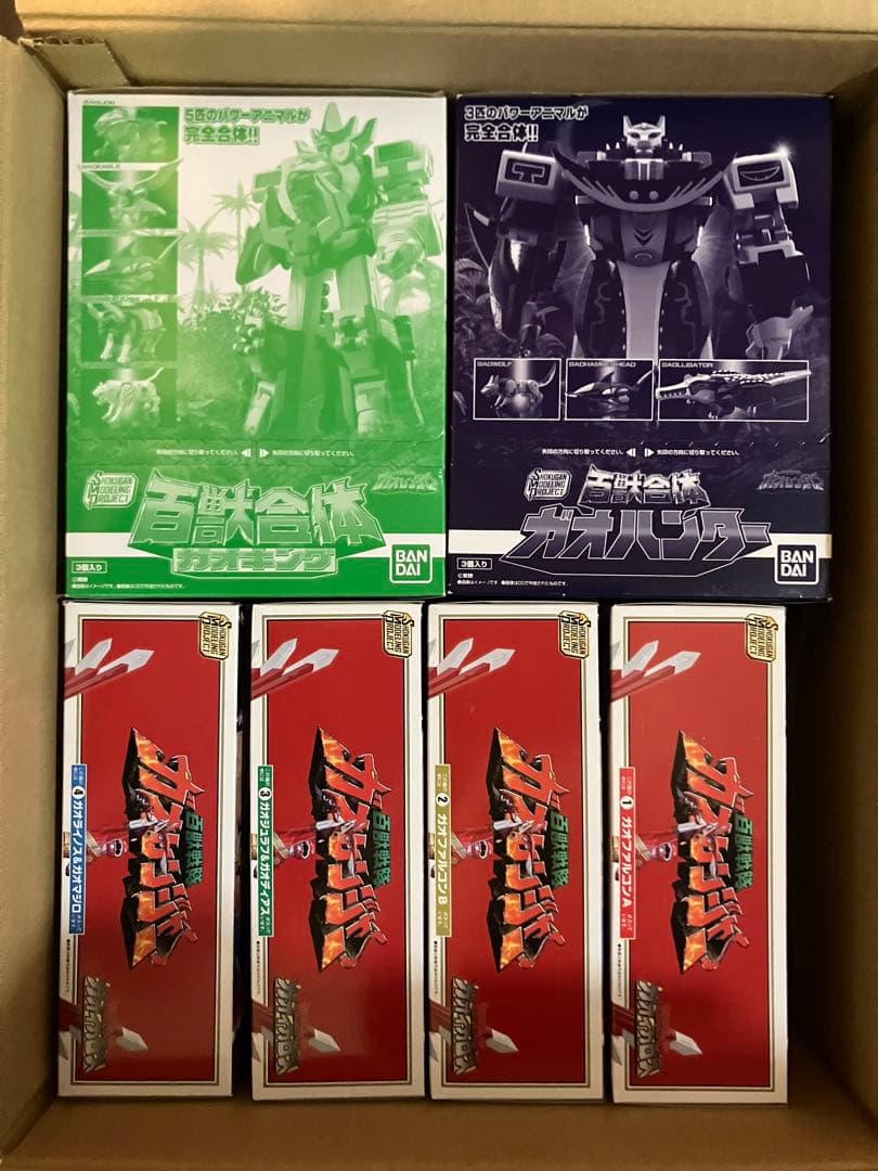 SMPガオキング＆ガオハンター＆ガオイカロス　セット売り【未開封】 SMP 百獣合体 ガオイカロス で遊ぶ - YOの玩具箱