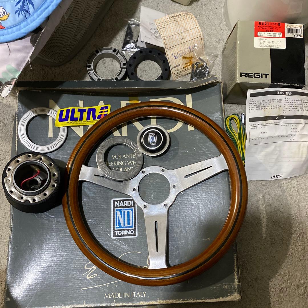 当時物 ナルディ クラシック ウッドステアリング - メルカリ
