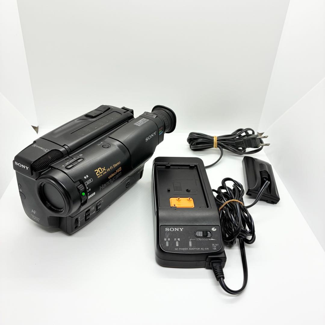 動作品 SONY ソニー Hi8 ビデオカメラ CCD-TR850 Amazon | SONY CCD-TR850 ハンディカム Hi8ビデオカメラ （8mmビデオ