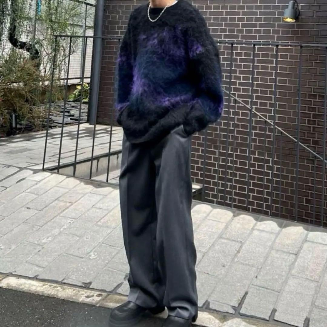 Lui's グラデーションシャギークルーネックニット - メルカリ