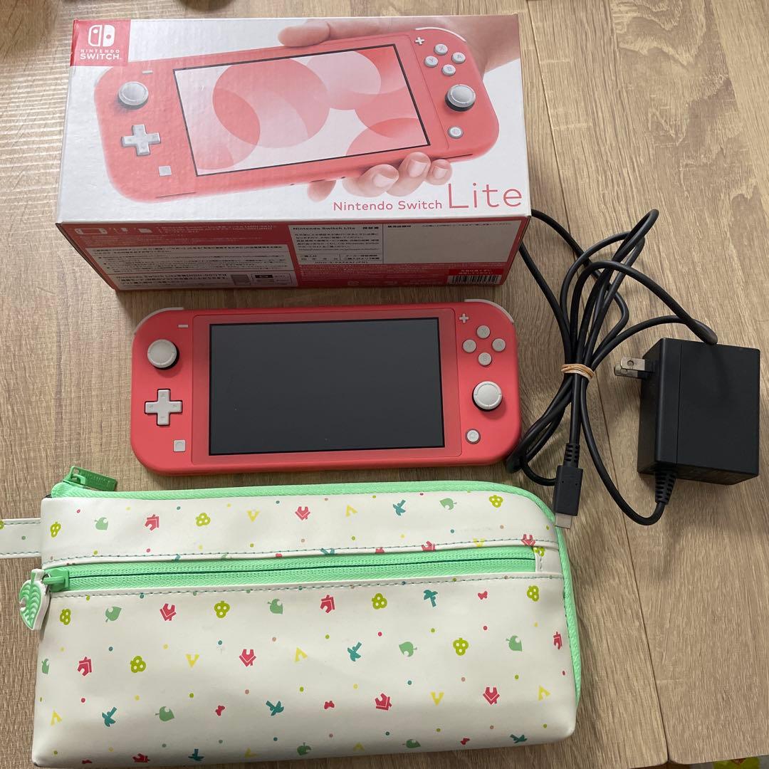 任天堂 Switch Lite コーラルピンク 本体 充電器・ケース付き Amazon.co.jp: Nintendo Switch Lite コーラル : ゲーム