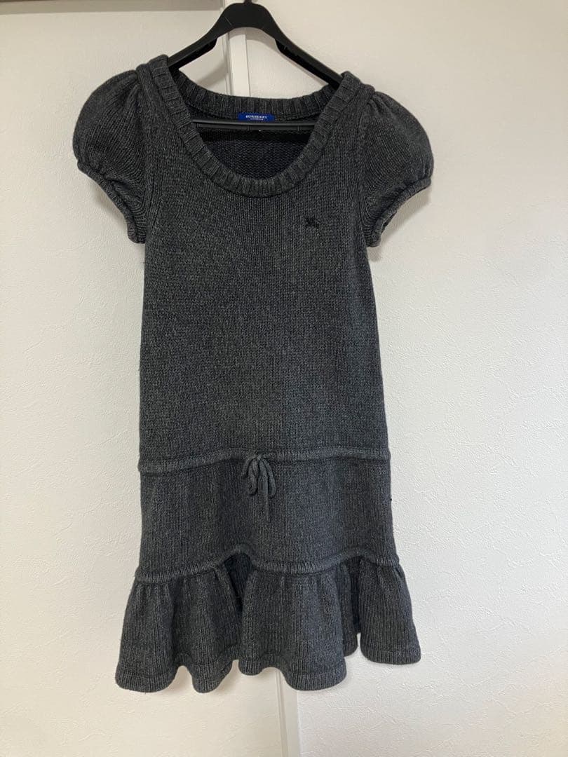 BURBERRY BLUELABEL バーバリーブルーレーベル ニットワンピース バーバリー ブルーレーベルレーベル ニット ワンピース チェック 金