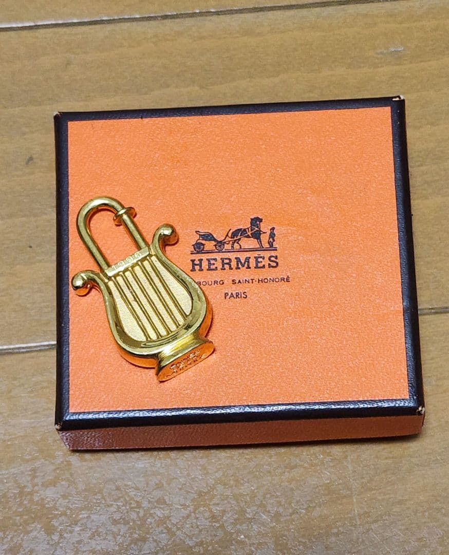 HERMES カデナ　ハープ　ゴールド エルメス カデナ ハープ 1996年限定 ゴールド GP ユニセックス 【中古
