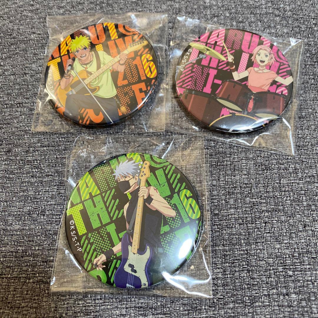 NARUTO ナルト・ザ・ライブ2016 缶バッジ アニロックフェス