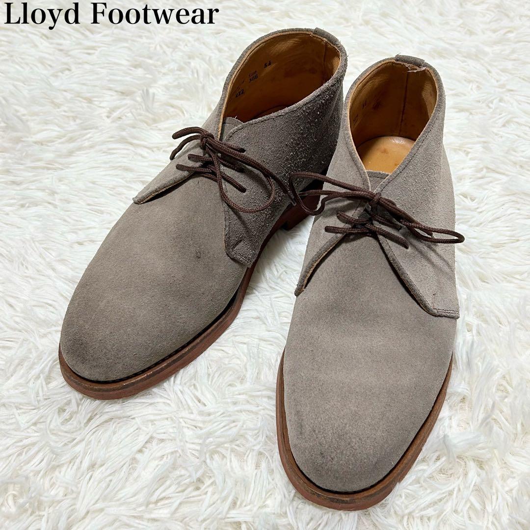 美品] ロイドフットウェア チャッカブーツ 5 2/1スウェード グレー