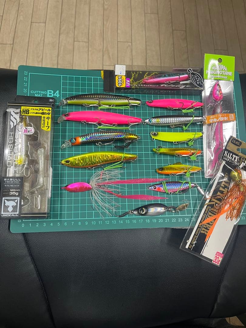 サーフ、ルアーセット売り シーバス ルアー セット バイブ バイブレーション 21g 7cm 70mm ヒラメ