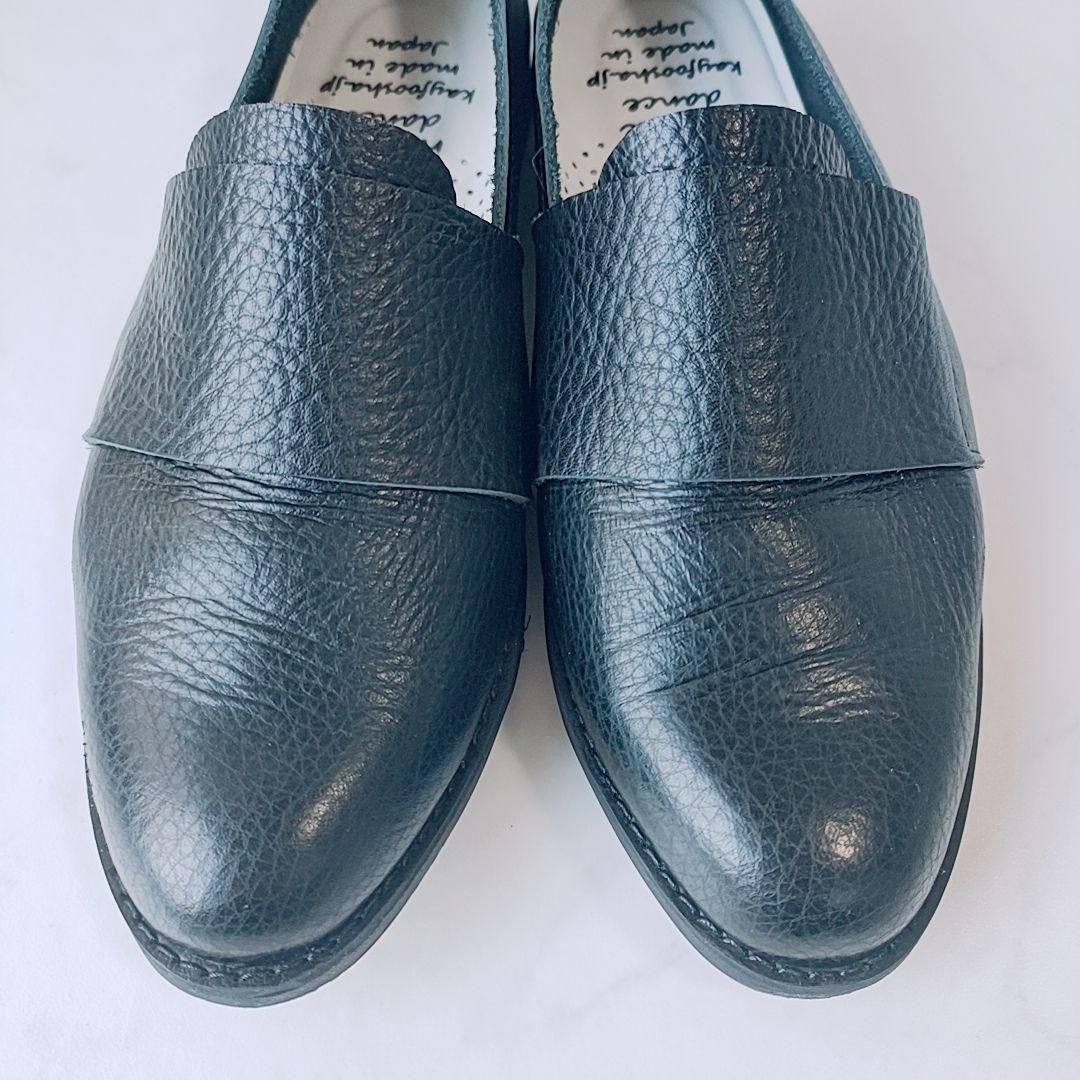 美品✨OURHOME Emiさん×ランブルダンス イタリア製レザーシューズ 23