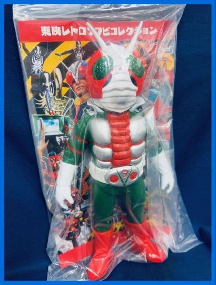 ★メディコムトイ　東映レトロソフビ　仮面ライダーV3（ビニールマフラー版）新品★ 楽天市場】仮面ライダーV3 (ビニールマフラー版) (仮面ライダーV3より