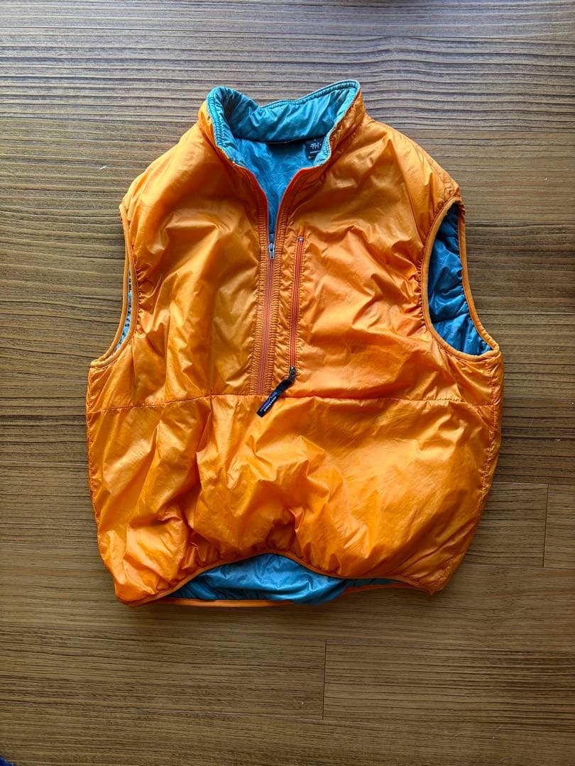 ★希少 90s USA製 patagonia パフボールベスト Lサイズ ★ 90年代 90s パタゴニア アメリカ製 パープル 紫 プルオーバー 中綿