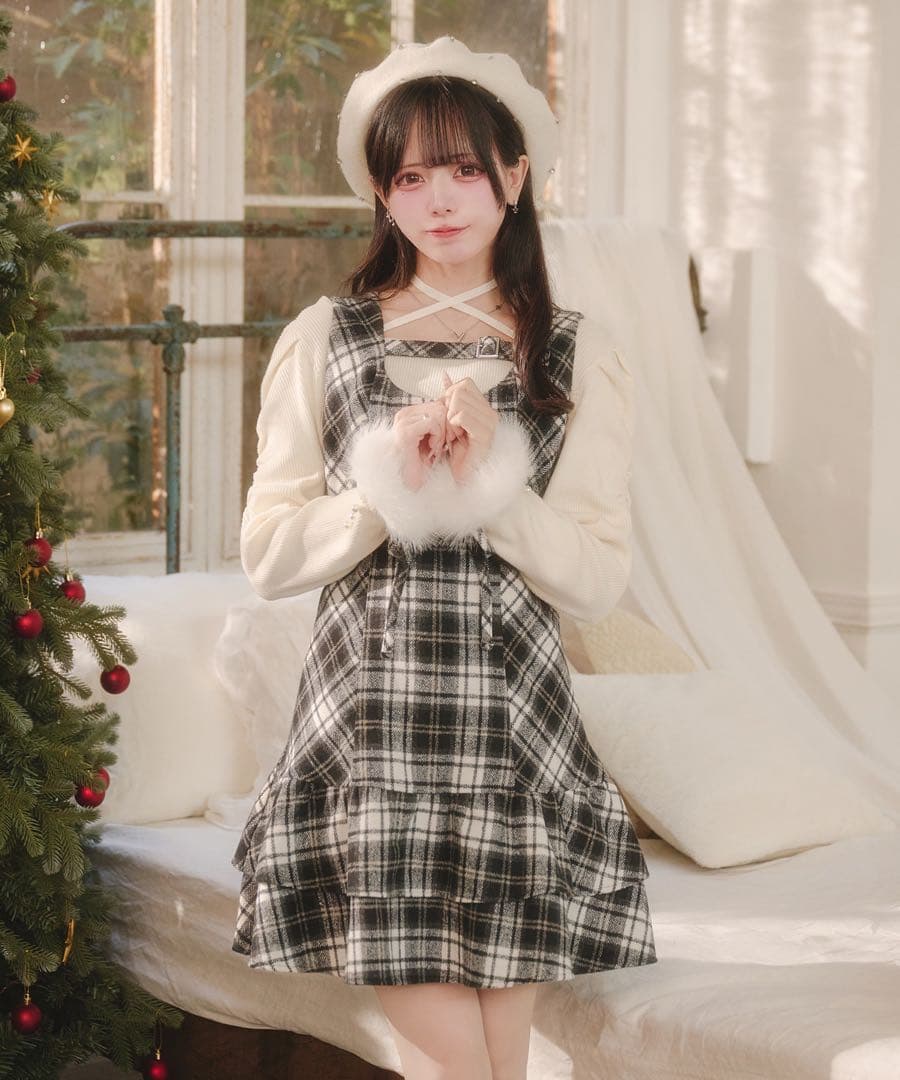 Pal elfy パルエルフィー 裾ティアードキャミワンピース ブラック Pal elfy パルエルフィー 裾ティアードキャミワンピース ブラック