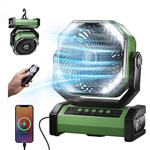 キャンプ 扇風機 20000mAh大容量 最大60時間連続使用 Type-C充A Amazon.co.jp : キャンプ 扇風機 20000mAh大容量 最大60時間連続使用