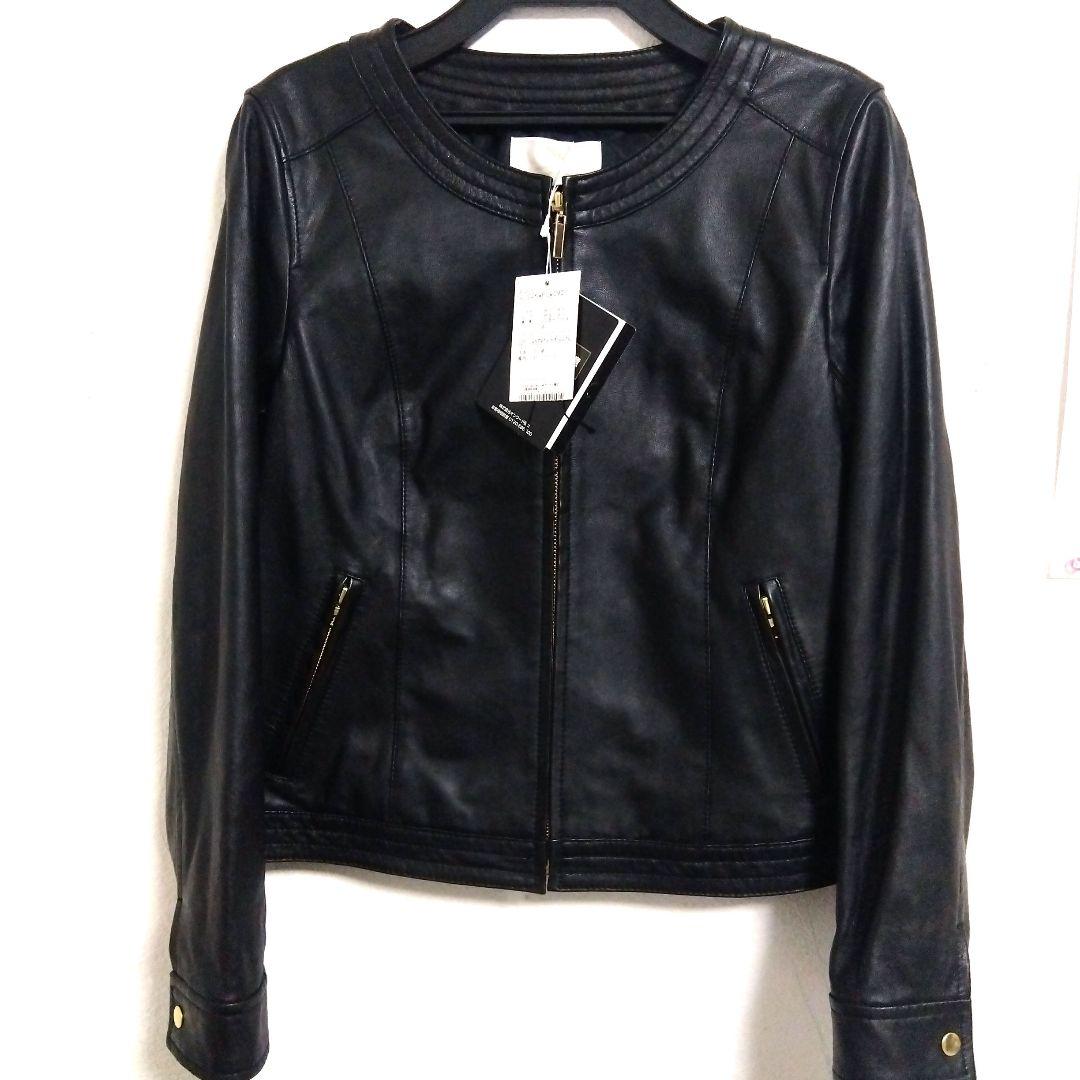 タグ付き未使用✨anySIS レザージャケット 羊革 ブラック エニィスィス