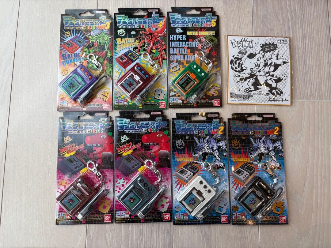 デジタルモンスター カラー color ver.1-5 7個セット