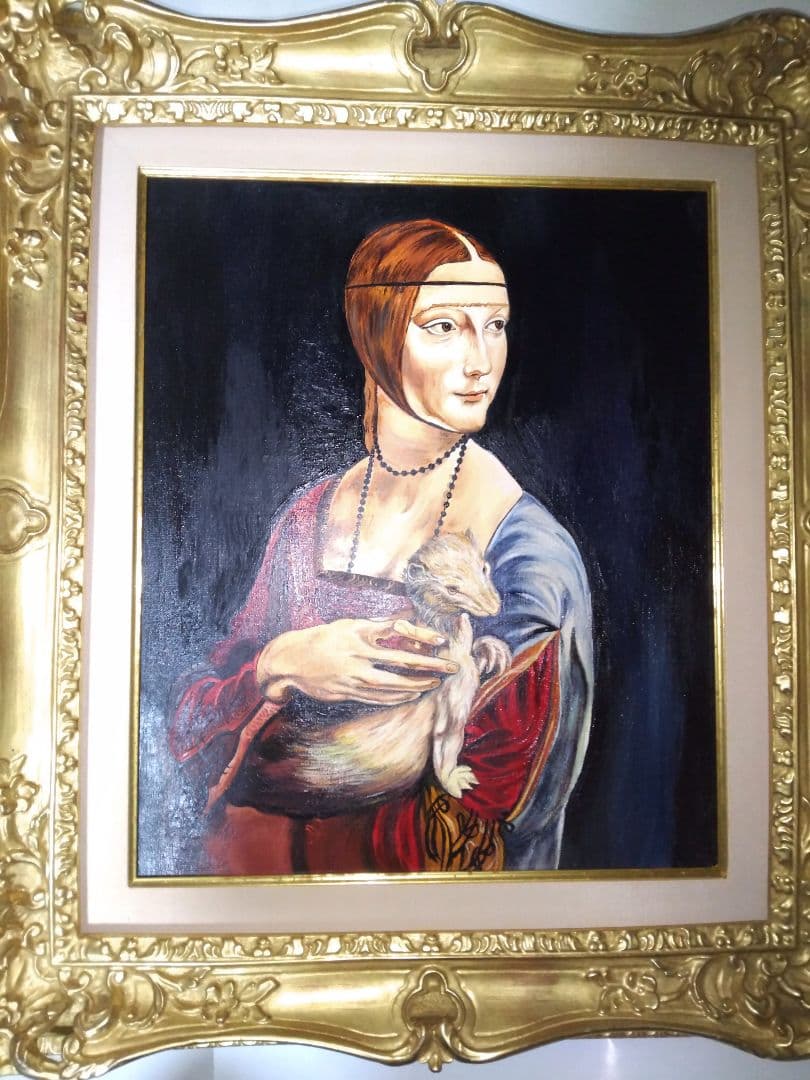 真作】狩野探信/桃仙人図/人物図/掛軸/名家伝来/AC-168