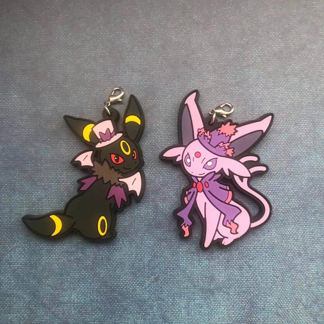 ポケモン ブラッキー エーフィ ハロウィン ラバーストラップ - メルカリ