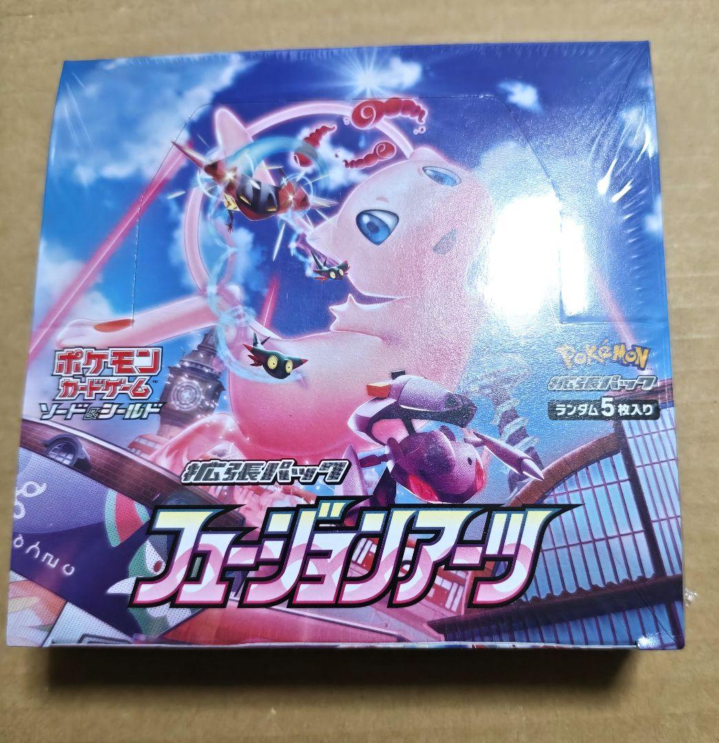 フュージョンアーツ 新品未開封シュリンク付き1box ポケモンカード