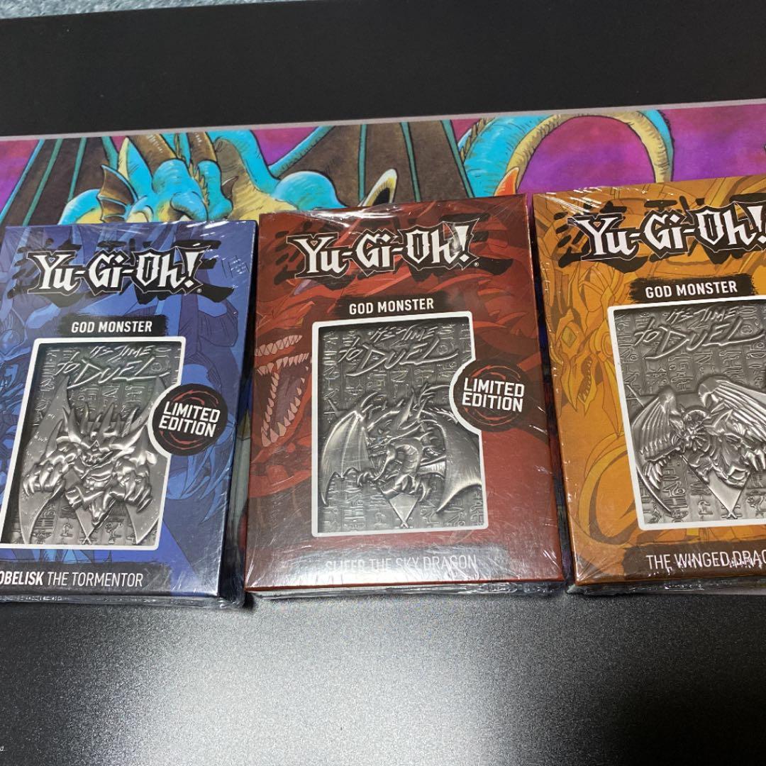 遊戯王 メタルカード 三幻神 金属製 yu gi oh GOD MONSTER - メルカリ