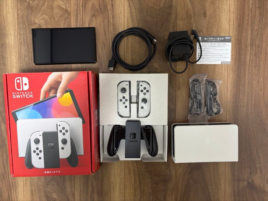 Nintendo Switch　有機EL モデル　本体　付属品　外箱　完備　美品 Amazon.co.jp: Nintendo Switch(有機ELモデル) Joy-Con(L)/(R