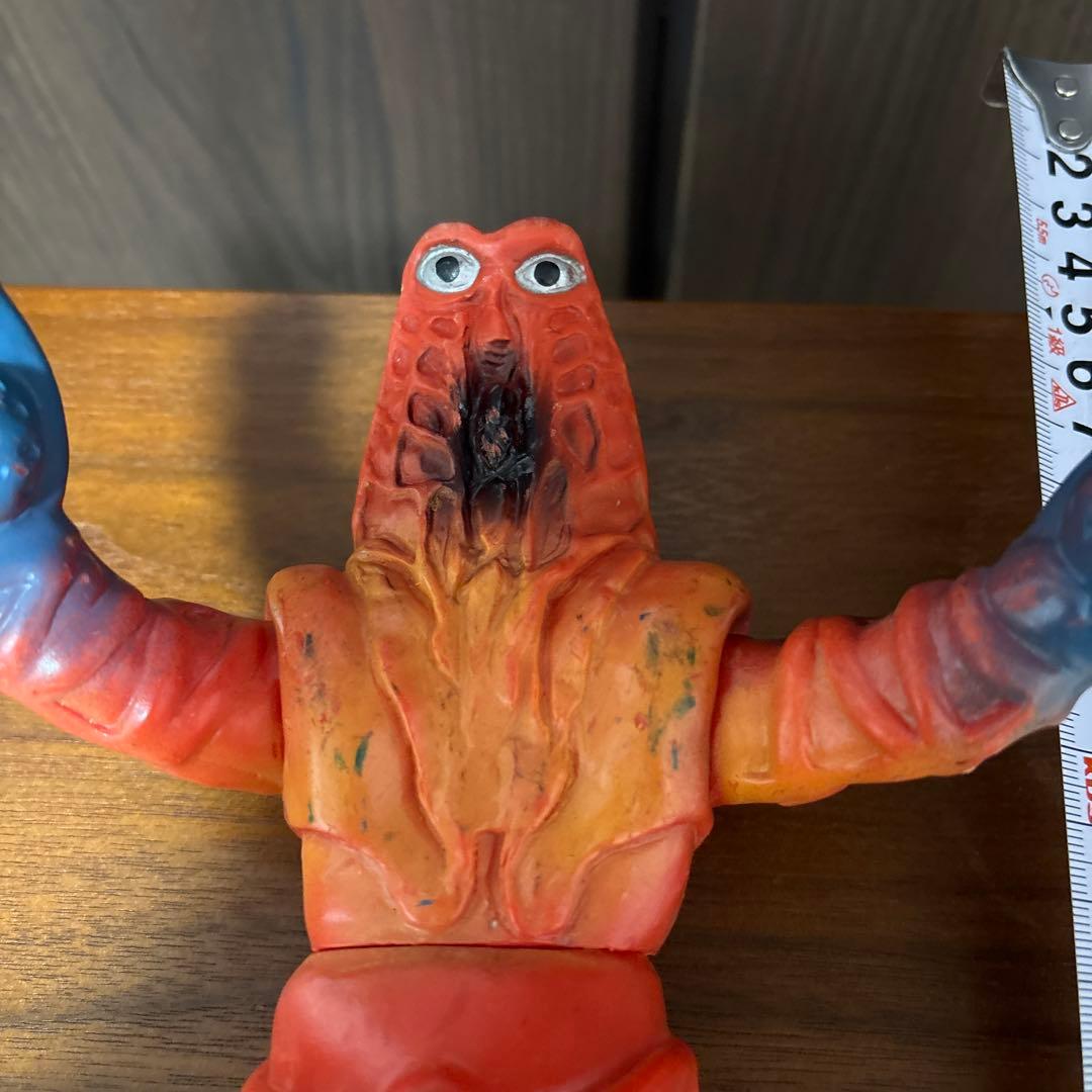 ブルマァク 当時物 ゴドラ星人 マルサン ポピー 無版権 パチソフビ