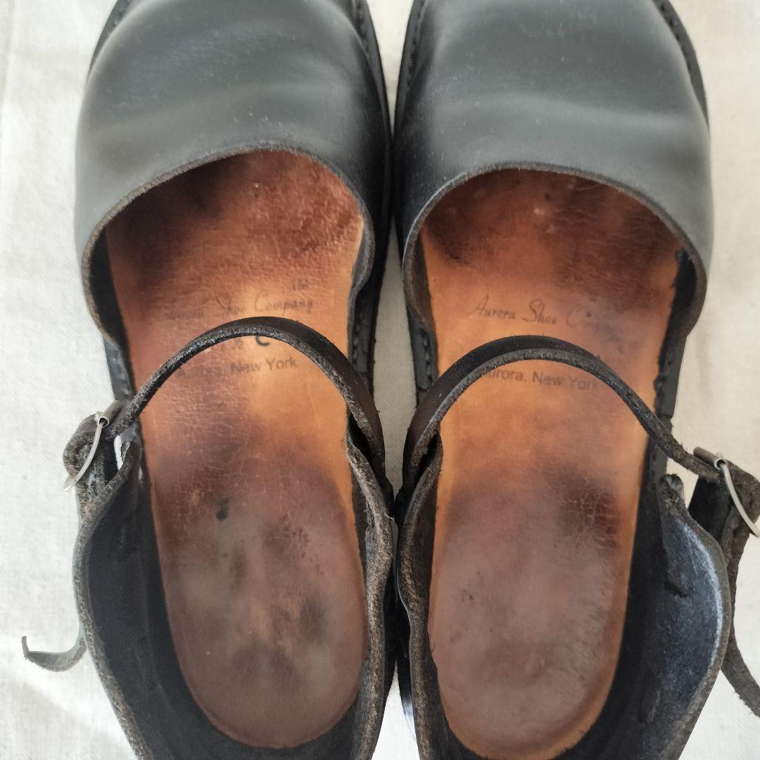 AURORA SHOE メリージェーンニューチャイニーズ　黒 23.5cm