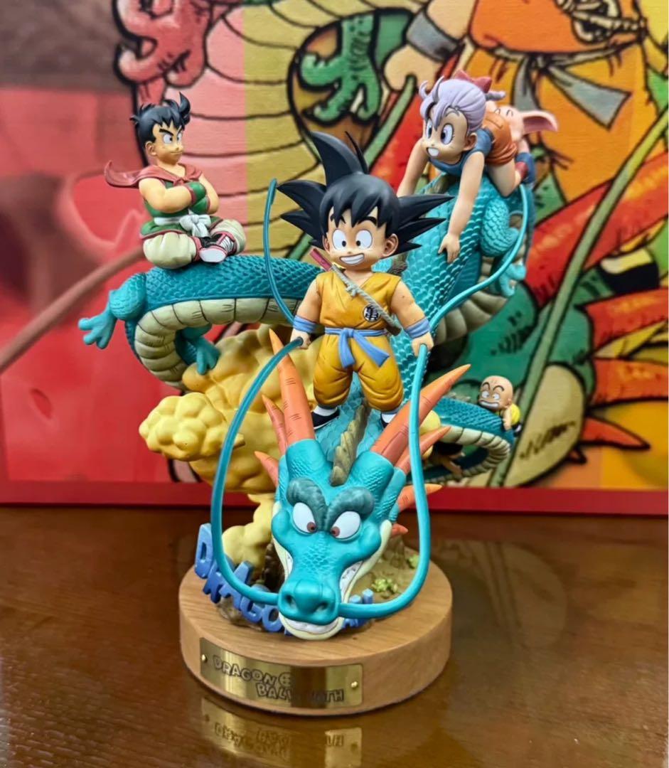 ドラゴンボール 孫悟空 神龍 ブルマ 扉絵 フィギュア ガレージキット