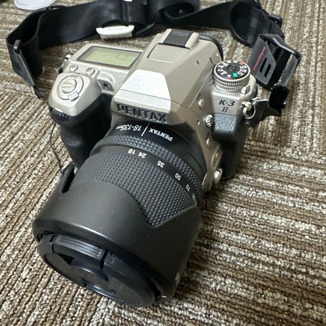 PENTAX K-3 II シルバー 一眼レフ 本体 DA18-135 望遠 - メルカリ