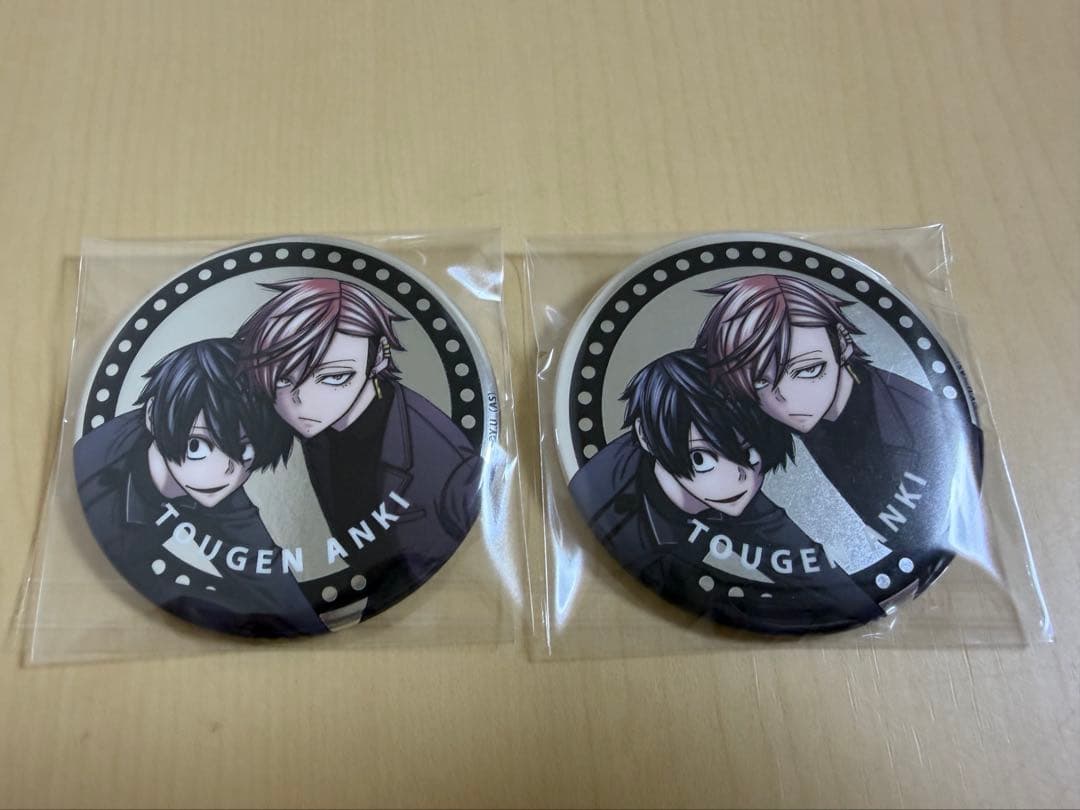 桃源暗鬼 淀川 真澄 花魁坂 京夜 ファボテリア メタリック缶バッジ 9個