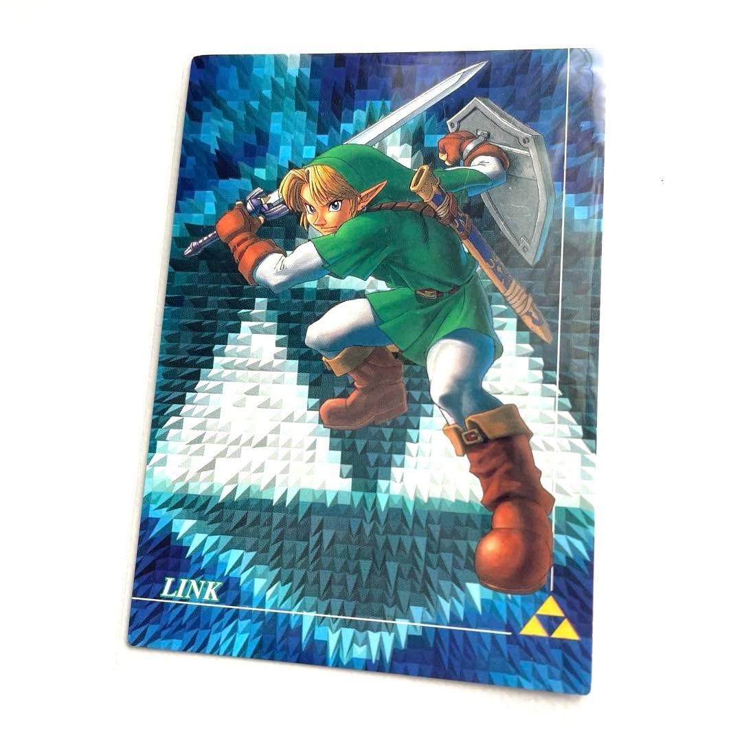 ゼルダの伝説 リンク マスターソード カード 時のオカリナ アマダ